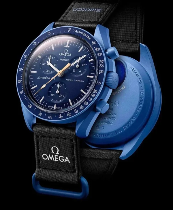 Omega x Swatch Moonswatch Mission to Neptune First Copy Watch on Zest Shop (5) Omega x Swatch Moonswatch Mission to Neptune First Copy Watch on Zest Shop