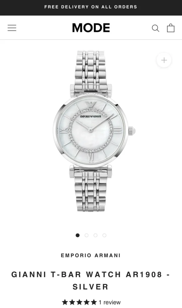 Timeless Elegance with Emporio Armani AR1908 First Copy (1) Timeless Elegance with Emporio Armani AR1908 First Copy