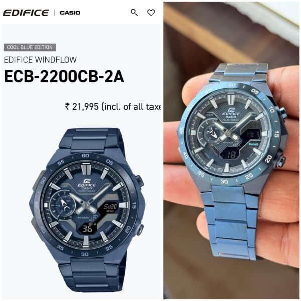 Unleash Performance with Casio Edifice ECB-2200 First Copy