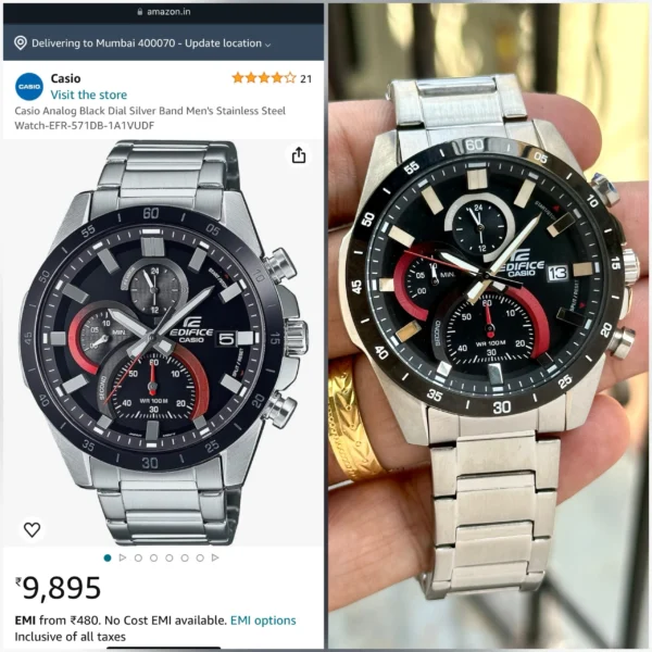 Casio Edifice First Copy Watch at Zest Shop