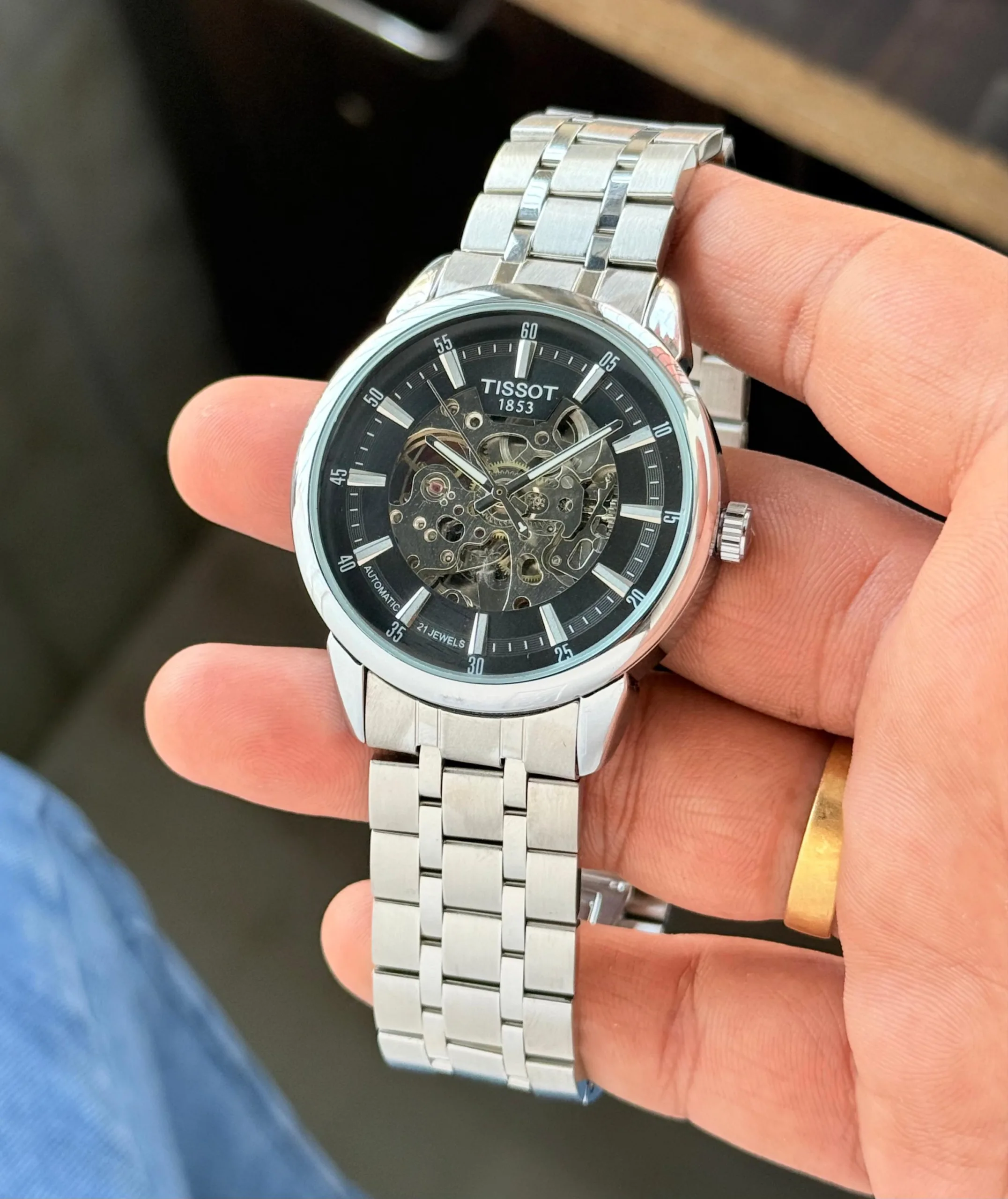 Tissot Chemin Premium Skeleton First Copy Watch Premium Replica