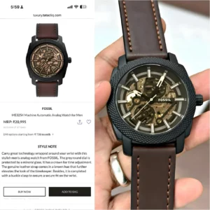 Fossil Modern Machine Automatic First Copy Watch Premium Replica