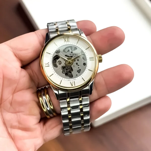 Tissot Skeleton Automatic T-Complication Mechanical First Copy Watch Premium Replica