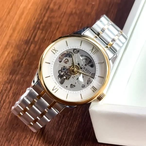 Tissot Skeleton Automatic T-Complication Mechanical First Copy Watch Premium Replica