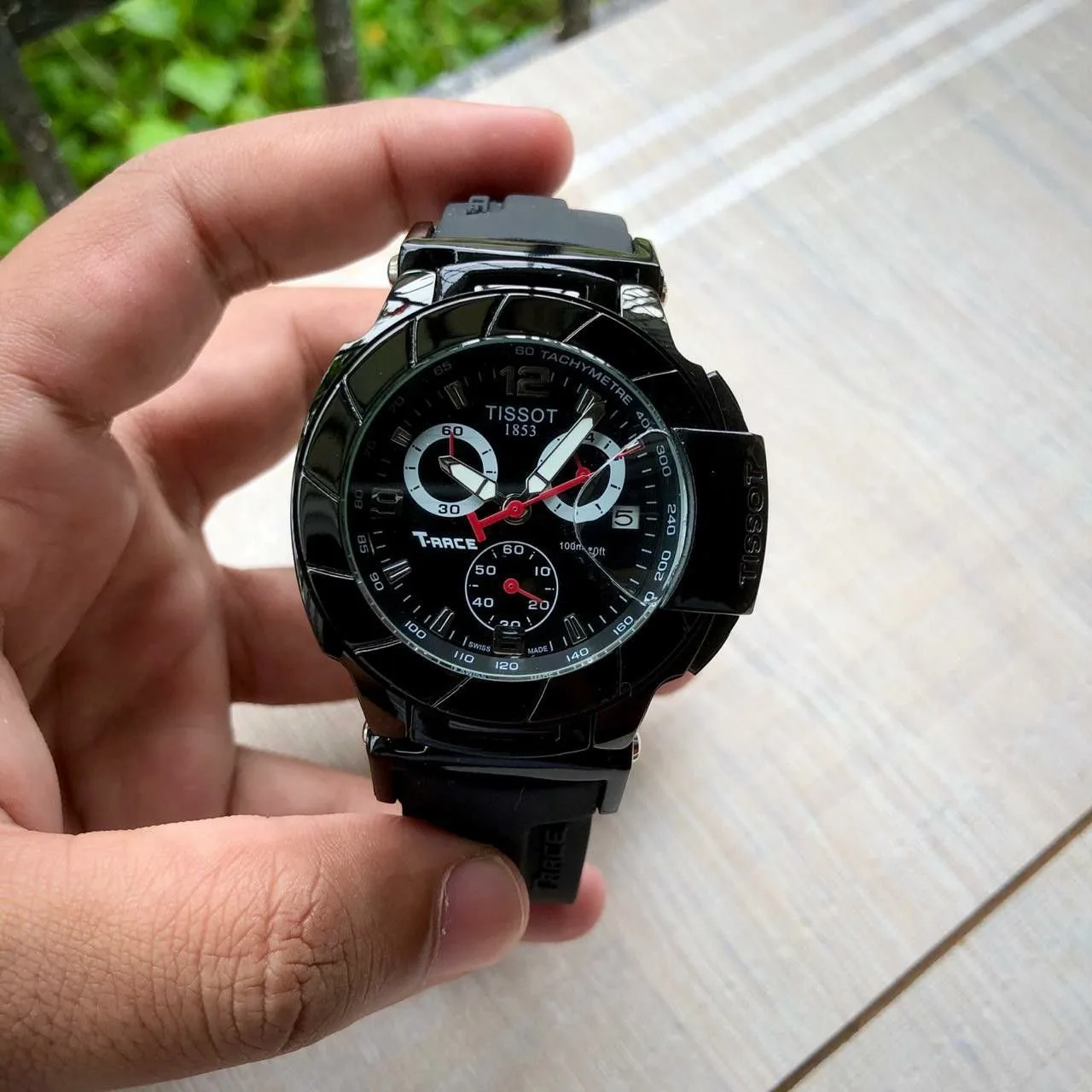 Tissot T-Race Chronograph Black First Copy Watch Premium Replica