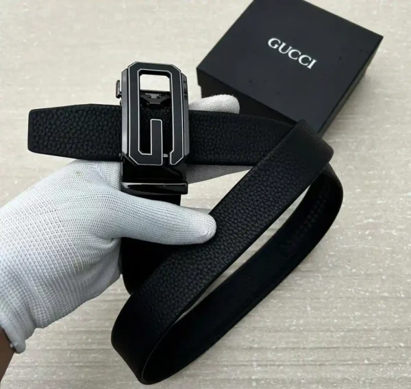 Gucci Black Premium Belt Compact Edition 7AA First Copy