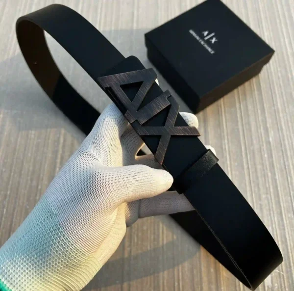 Armani Exchange Black Premium Belt Compact Edition 7AA First Copy