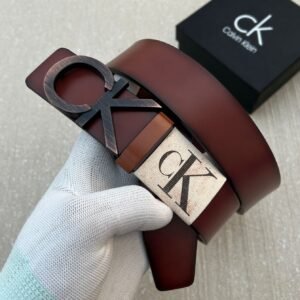 Calvin Klein Brown Premium Belt Compact Edition 7AA First Copy