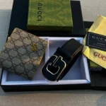 Gucci Wallet & Belt Combo Premium Gift Set 7AA First Copy