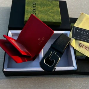 Gucci Wallet & Belt Combo Premium Gift Set 7AA First Copy