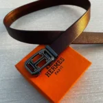 Hermès Reversible Buckle Black & Brown Premium Belt Compact Edition 7AA First Copy