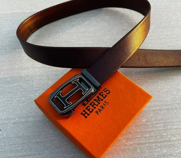 Hermès Reversible Buckle Black & Brown Premium Belt Compact Edition 7AA First Copy