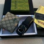 Gucci Wallet & Belt Combo Premium Gift Set 7AA First Copy