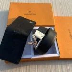 LV Wallet & Reversible Belt Combo Premium Gift Set 7AA First Copy